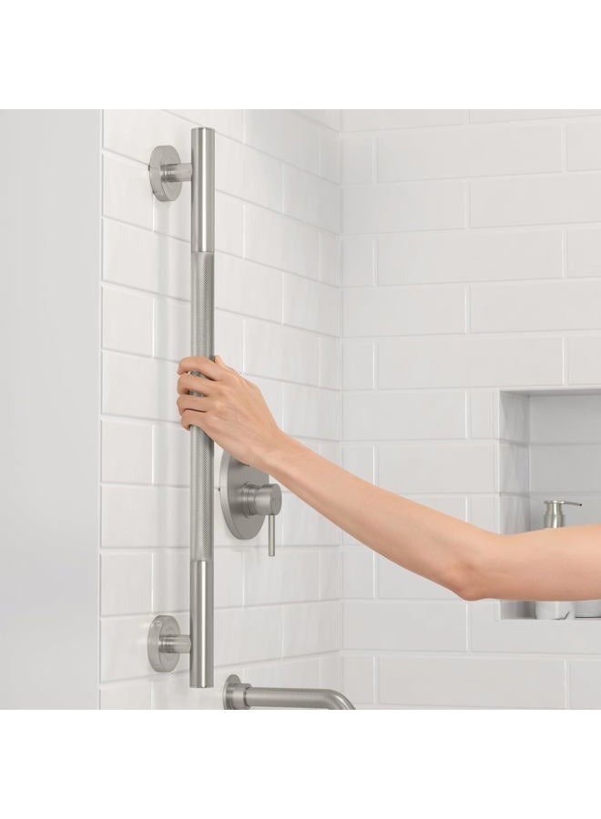 Lava Odoro Gold Shower Grab Bars, 3 Pack Stainless Steel Bathroom Safety Grab Bar 36" 24" 18", Upgrade Anti-Slip Knurling Shower Grab for Bathtub, Shower Handle for Elderly and Handicap, ADA Compliant - Image 3