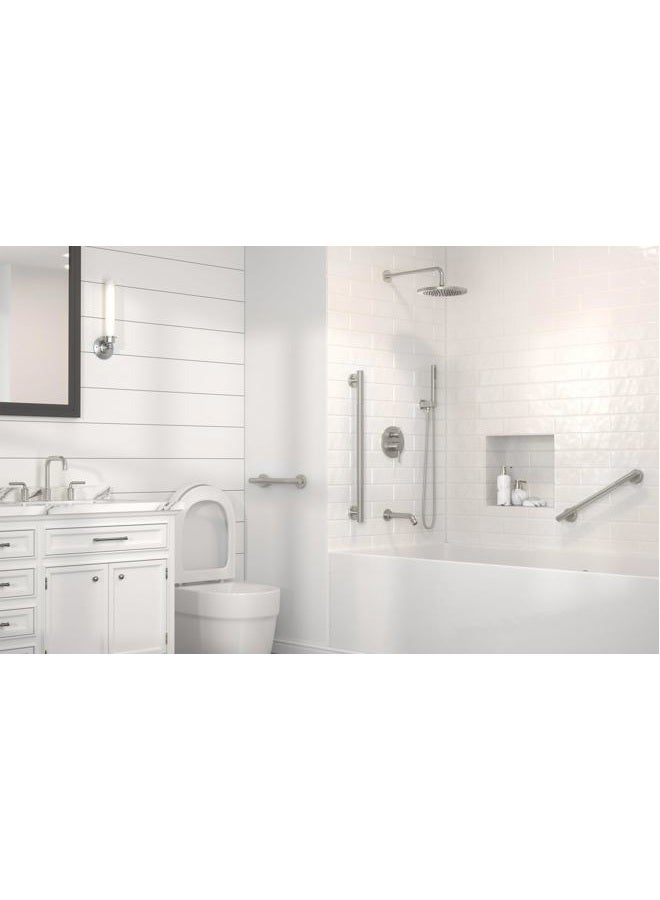 Lava Odoro Gold Shower Grab Bars, 3 Pack Stainless Steel Bathroom Safety Grab Bar 36" 24" 18", Upgrade Anti-Slip Knurling Shower Grab for Bathtub, Shower Handle for Elderly and Handicap, ADA Compliant - Image 2