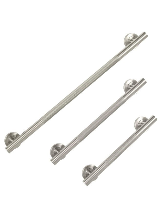 Lava Odoro Gold Shower Grab Bars, 3 Pack Stainless Steel Bathroom Safety Grab Bar 36" 24" 18", Upgrade Anti-Slip Knurling Shower Grab for Bathtub, Shower Handle for Elderly and Handicap, ADA Compliant - Image 1