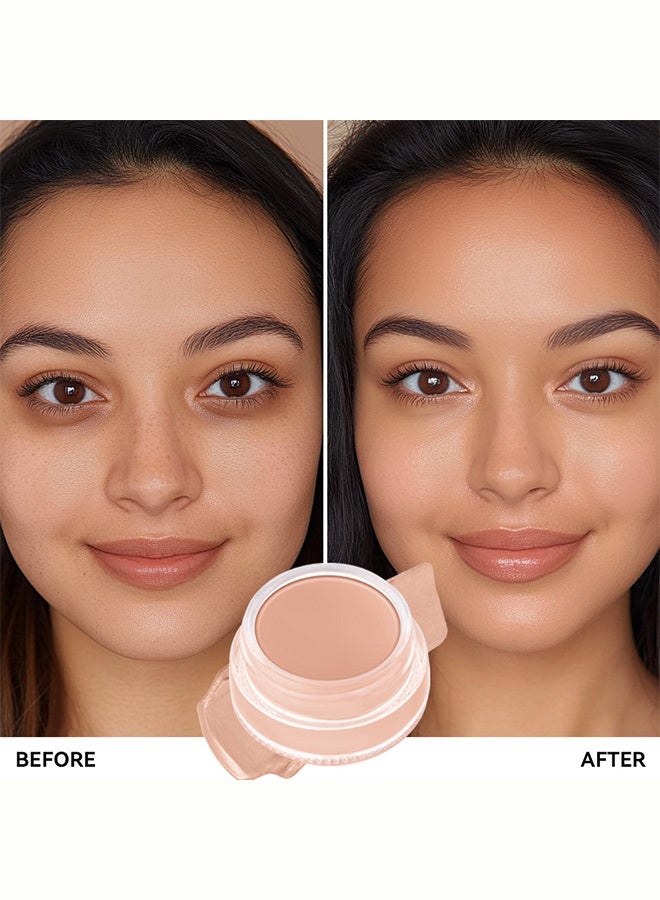 lakerain Eye concealer covers spots, dark circles and crow's feet. Long-lasting, three-dimensional contouring cream #2 Warm Nude - Image 3