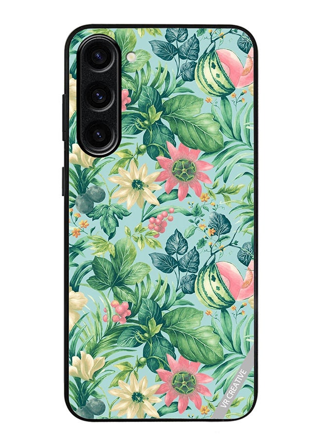 Protective Case Cover For Samsung Galaxy S23 Plus Sunfloweia Design Multicolour