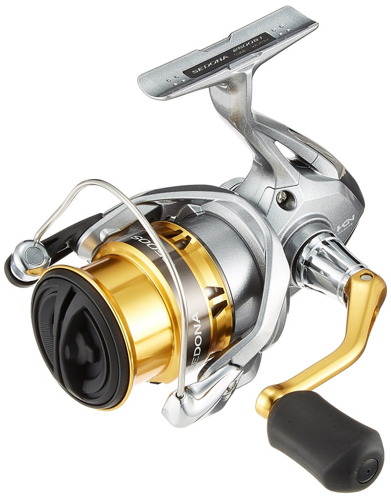 SHIMANO شيمانو سيدونا 2500 S FI، بكرة صيد دوارة مع بكرة ضحلة، تروس هاغاني، SE2500SFI - Image 1