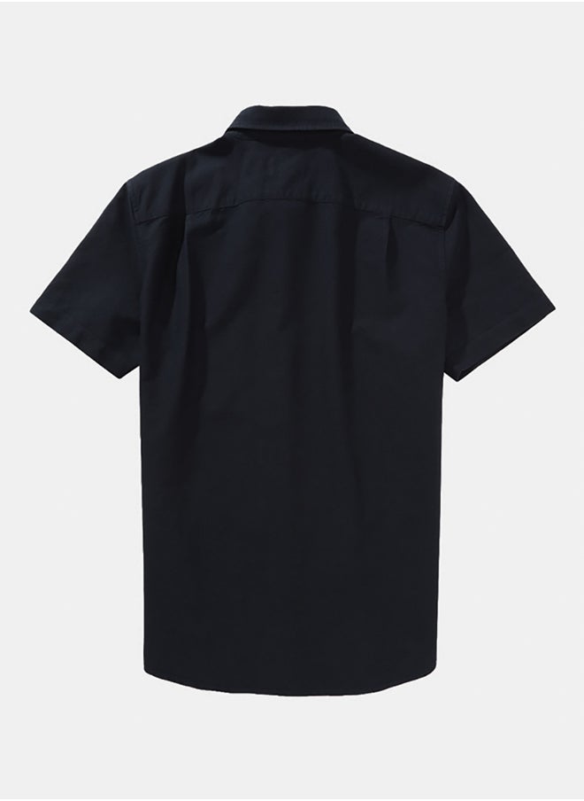 American Eagle AE Short-Sleeve Slim Fit Button-Up Shirt  - Image 2