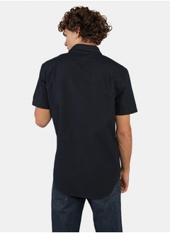 American Eagle AE Short-Sleeve Slim Fit Button-Up Shirt  - Image 4