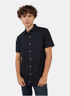 American Eagle AE Short-Sleeve Slim Fit Button-Up Shirt  - Image 1