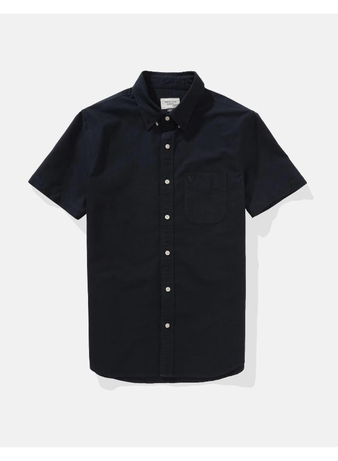 امريكان ايجل قميص بأزرار بقصة ضيقة وأكمام قصيرة - Image 3