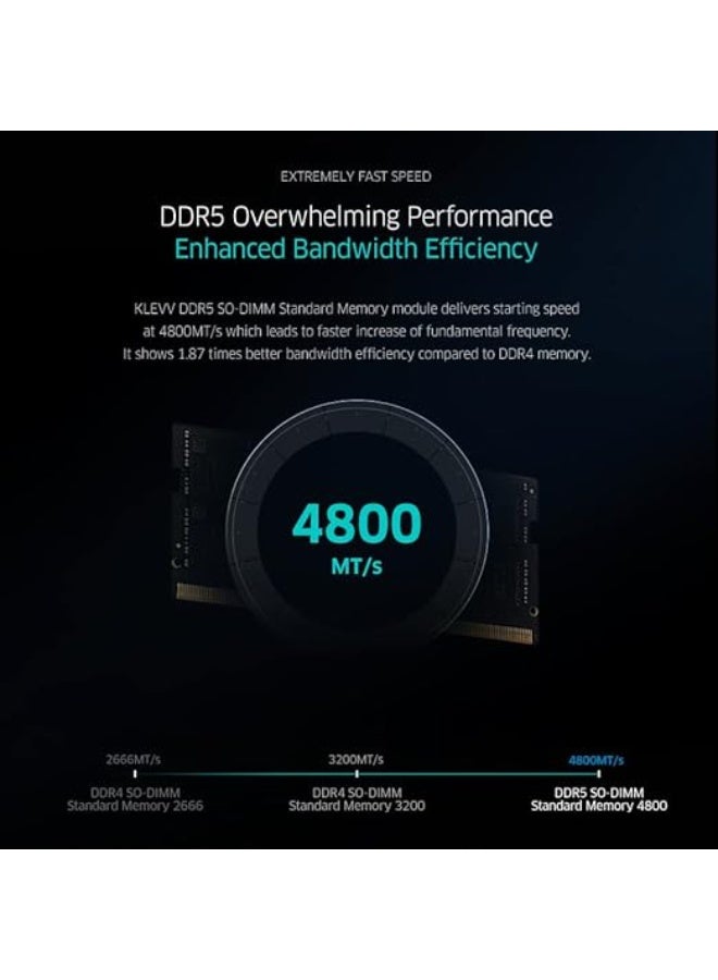 DDR5 Laptop RAM 16GB (1x16GB) SODIMM - Ultra-Fast 5600MHz Powerful Notebook Memory - Easy-to-Install Performance Upgrade - Image 3