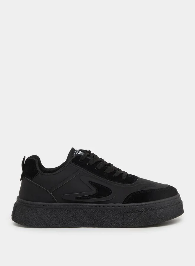 Styli Styli Flatform Sole Lace Up Sneakers