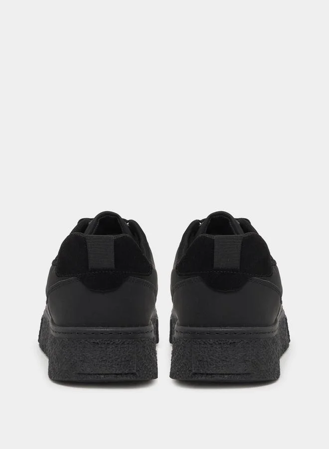 Styli Active Flatform Sole Lace Up Sneakers