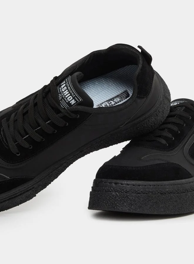 Styli Active Flatform Sole Lace Up Sneakers
