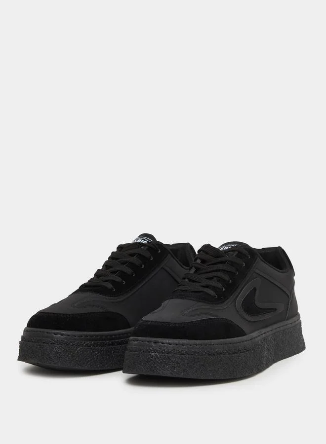 Styli Active Flatform Sole Lace Up Sneakers