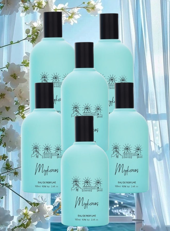 SALMAN SAFFRON 6 Pieces Mykonos Perfume 100ML - Image 1