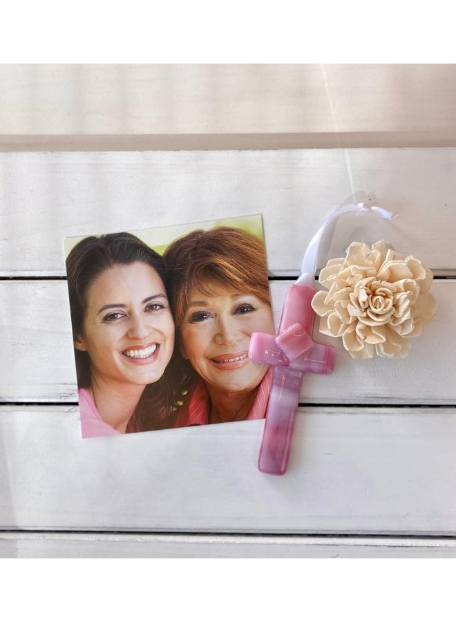 The Grandparent Gift Co. Handmade Glass Cross for Mother with Poem- Unique Gift for Mom on Christmas, Mother's Day, Birthday - Image 5