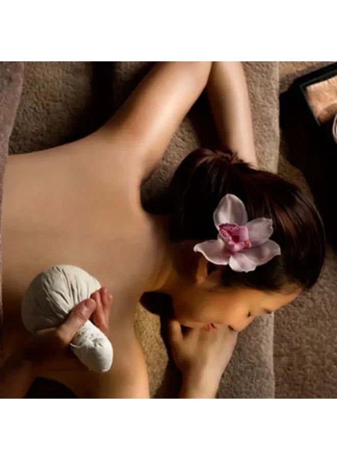 1قطعة كرة كمادة ساخنة من عشبة الشيح ال pure حزمة علاجية بالكي بالأعشاب تدليك نقاط الوخز مطرقة صحية - Image 5