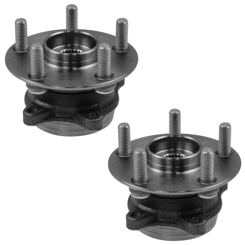 TRQ 2 Piece Front Wheel Bearing Hub Assembly Set Compatible with 20112017 Lexus CT200h 20102015 Toyota Prius 20122015 Prius PlugIn