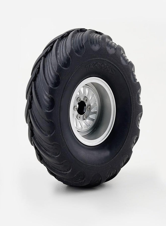 DJX TRX4MT Wheel Rims Aluminum Deep Dish Wheels for 1/18 Traxxas TRX-4MT F-150 K10 RC Monster Truck Upgrade Parts(Silver) - Image 3