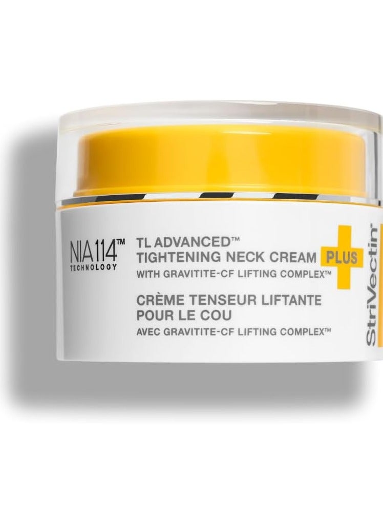 Strivectin TL Advanced™ Tightening Neck Cream PLUS (1.0 Oz, 30ml) |Tightening and Firming Neck&Décolleté Lines, Visibly Reducing Sagging and Crepey Skin for Smooth Healthy Looking Skin - Image 1