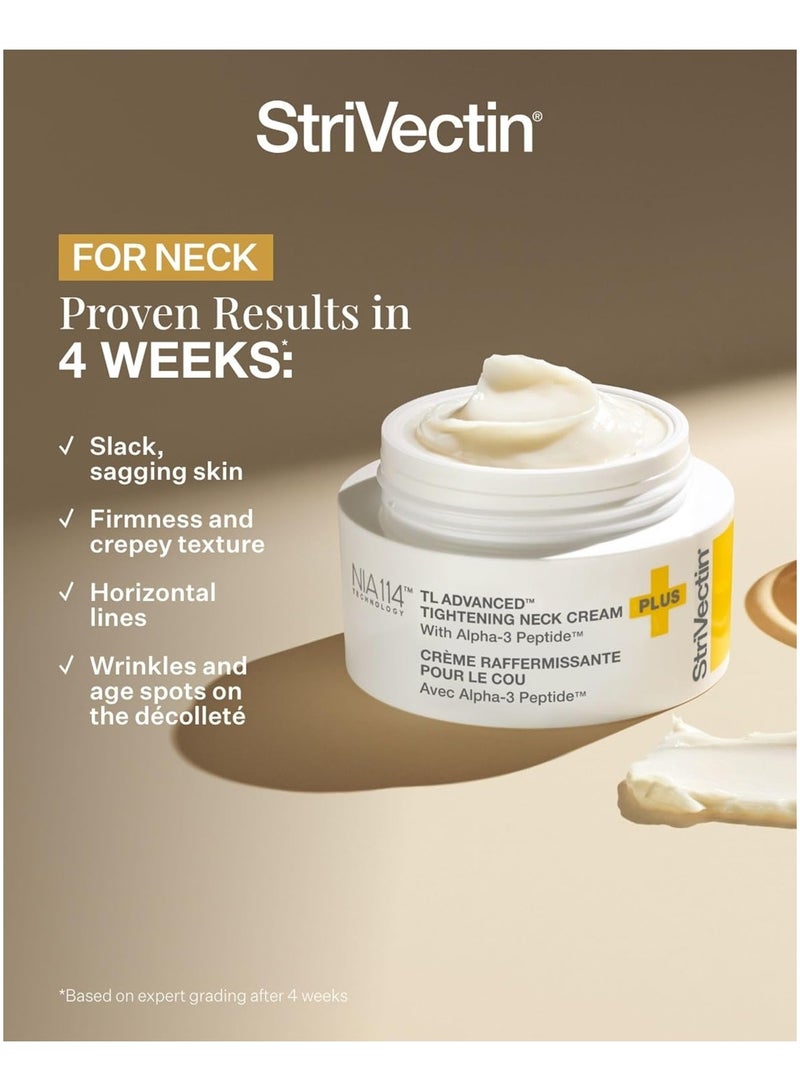 Strivectin TL Advanced™ Tightening Neck Cream PLUS (1.0 Oz, 30ml) |Tightening and Firming Neck&Décolleté Lines, Visibly Reducing Sagging and Crepey Skin for Smooth Healthy Looking Skin - Image 4