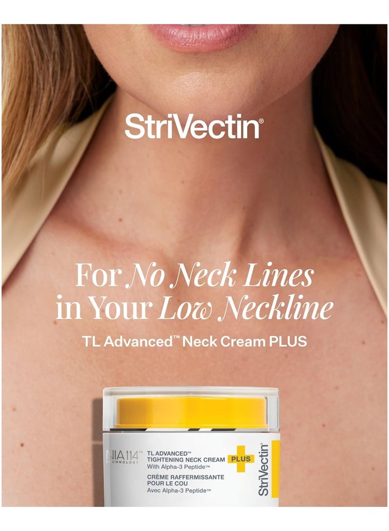 Strivectin TL Advanced™ Tightening Neck Cream PLUS (1.0 Oz, 30ml) |Tightening and Firming Neck&Décolleté Lines, Visibly Reducing Sagging and Crepey Skin for Smooth Healthy Looking Skin - Image 3