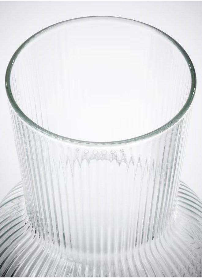 erorex Vase clear glass 17 cm  - Image 2