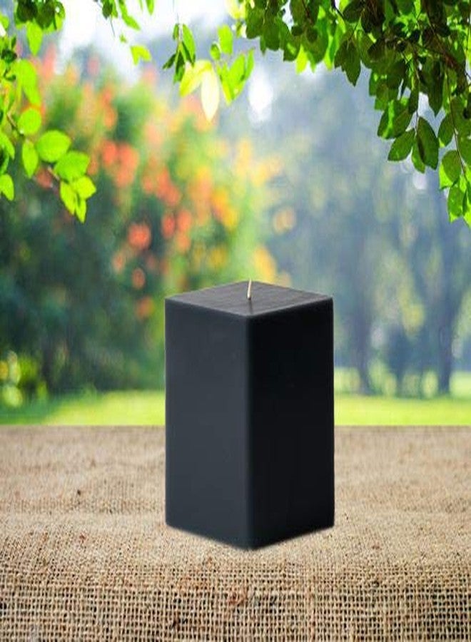 Luces Smokeless Scented Paraffin Wax 2"X2" Black Squre Cube Candle for Party,Birthday Party,Dinner Table, Living Room Pack of 4 - Image 3