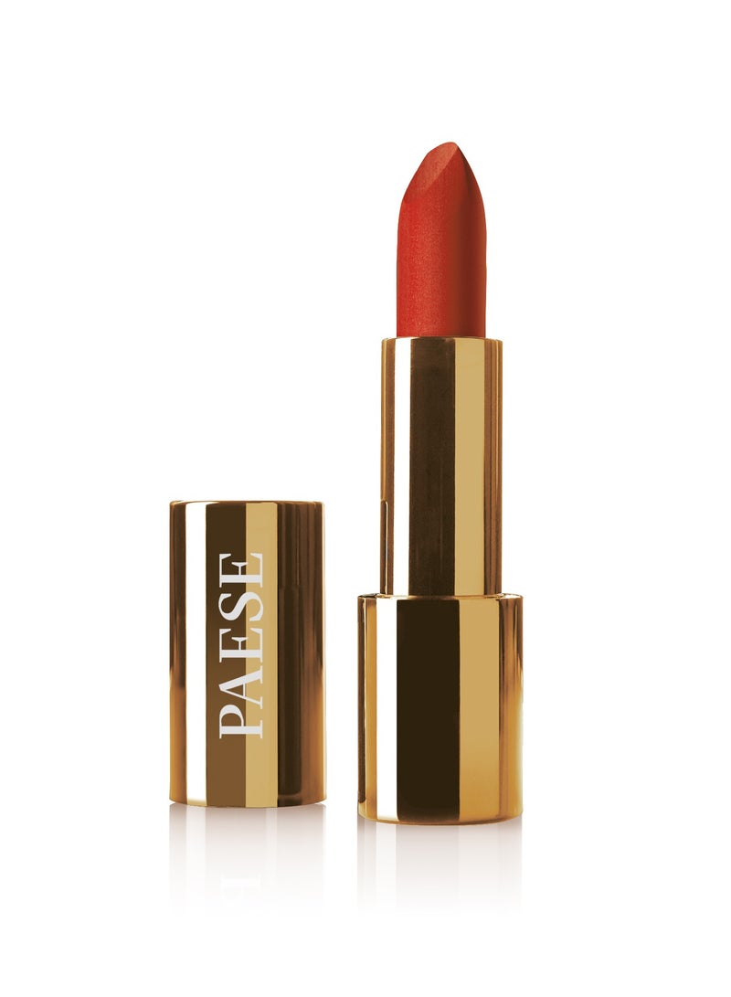 Paese Mattologie Matte Lipstick Long Lasting Matte Finish Lipstick, Highly Pigmented Classic Red Lip Colour, Lightweight Comfortable Wear, 112 Vintage Red - Image 1