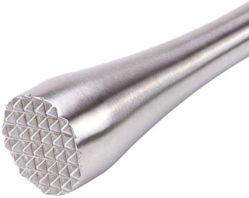 Bridge2shopping Stainless Steel Cocktail Muddler 18 CM | Mocktail Mojito Drinks Mixer | Ice Crusher Bartender Kit for Home and Bar Accessories - Image 3