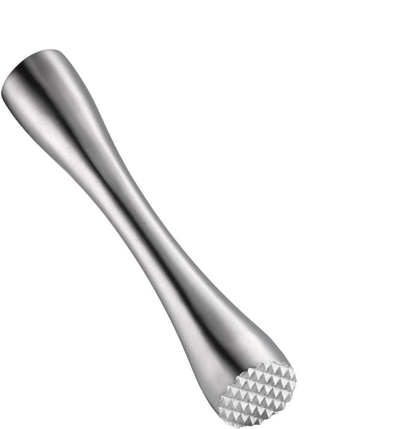 Bridge2shopping Stainless Steel Cocktail Muddler 18 CM | Mocktail Mojito Drinks Mixer | Ice Crusher Bartender Kit for Home and Bar Accessories - Image 1
