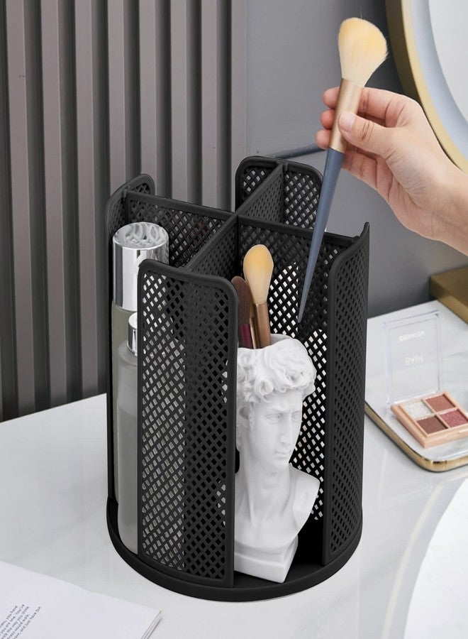 Honlibey Cup and Lid Organizer Cup Dispenser Coffee Cup Organizer Paper Cup Holder Rotating for Bathroom, Restaurant, Break Room, Coffee Station, Bar, Buffet, Kitchen Cabinet, Countertop,4 Compartment - Image 4