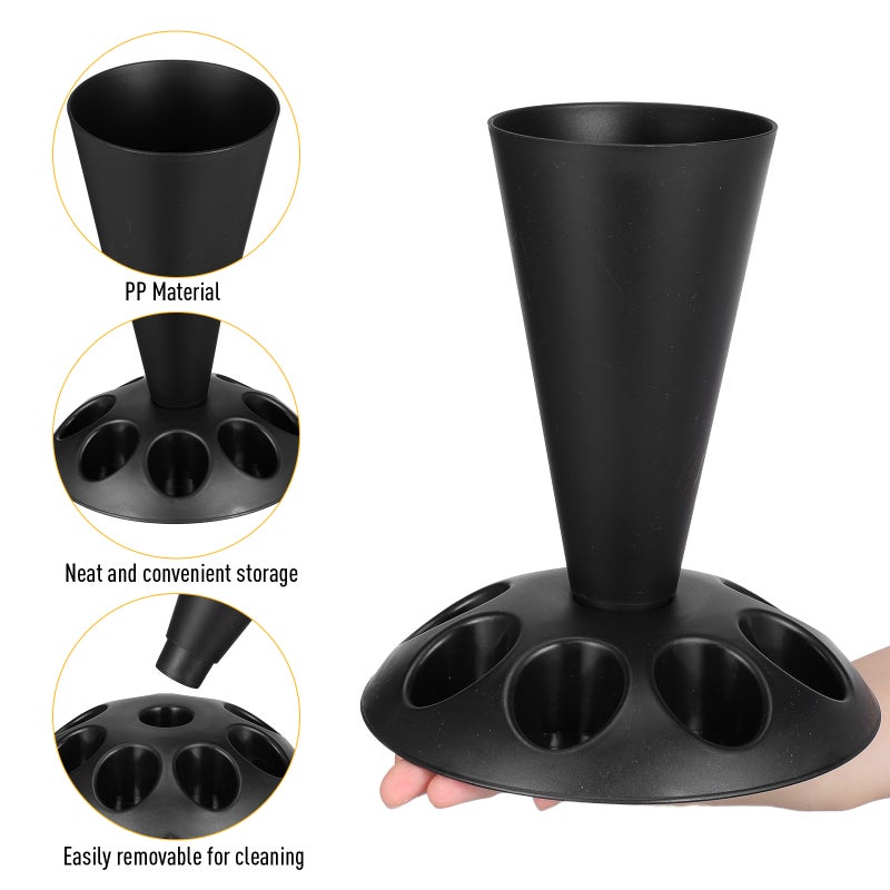Pastry Bag Stand with Nozzle Slots Baking Pastry Bag Stand for Organizing Piping and Nozzles for Home Bakers and Professionals - Image 2
