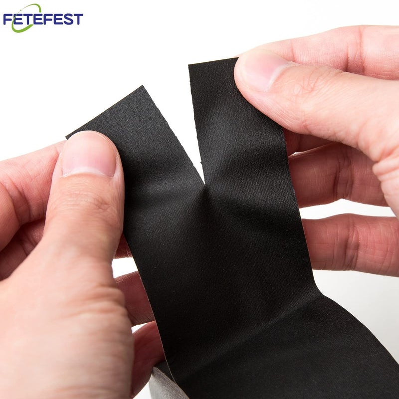 Fetefest Gaffers Tape 3 inch Black, 30 Yards Heavy Duty, Professional Grade Large Gaffer Tape, Non-Reflective No Residue Hand Tear Self-Adhesive (3" Black 1 Roll) - Image 4