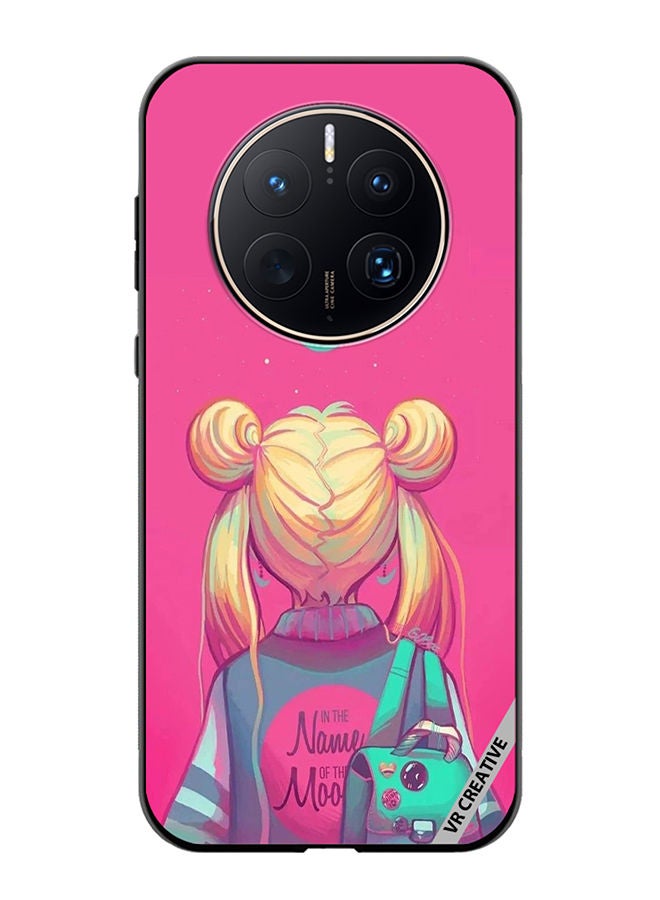VR CREATIVE Protective Case Cover For Huawei Mate 50 Pro In The Name Of The Moon Design Multicolour - Image 1