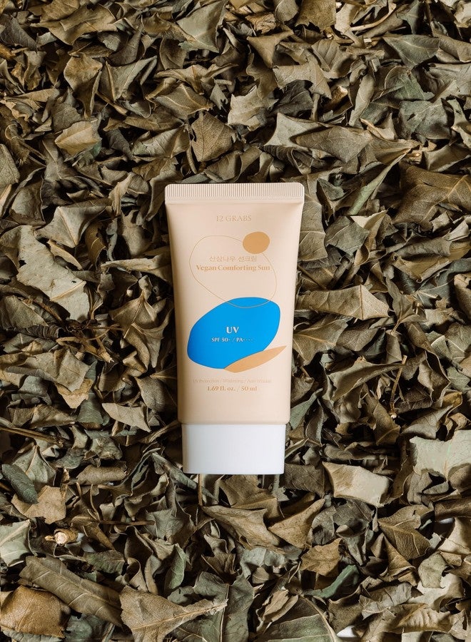 12غراب 12GRABS فيجان كومفورتينج صن إيسنس SPF50+ PA++++ | واقي شمس كوري واسع الطيف لتفتيح البشرة ومكافحة التجاعيد | تركيبة مرطبة خفيفة الوزن وغير دهنية | مناسب لجميع أنواع البشرة | 50 مل - Image 3