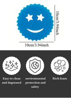 ATRI The special sponge for washing dishes and kitchen utensils is ideal for cleaning various surfaces and comes in a set of four pieces  - Image 2