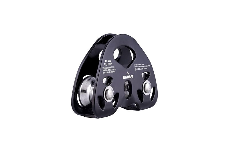 Karam Double Tandem Pulley Small with SS Sheaves -Smooth and Reliable Performance for Rigging and Rescue | Fall Protection & Safety Gear | AP016 - Image 4