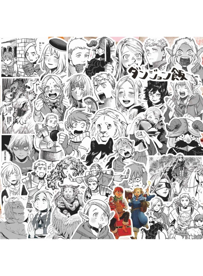 NIBEMINENT 73 Pcs Maze Rice Deco Kit Waterproof Stickers, High Definition Printing Bright Colors, Suitable for Laptop Skateboard Luggage Water Bottle Guitar DIY - Image 1