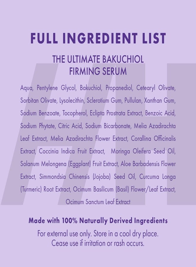 Handmade Heroes The Ultimate Bakuchiol Firming Face and Neck Lightweight Cream, Anti-Aging for Neck and Décolleté, Day & Night Face Cream - Moisturizing and Lifting - Image 5
