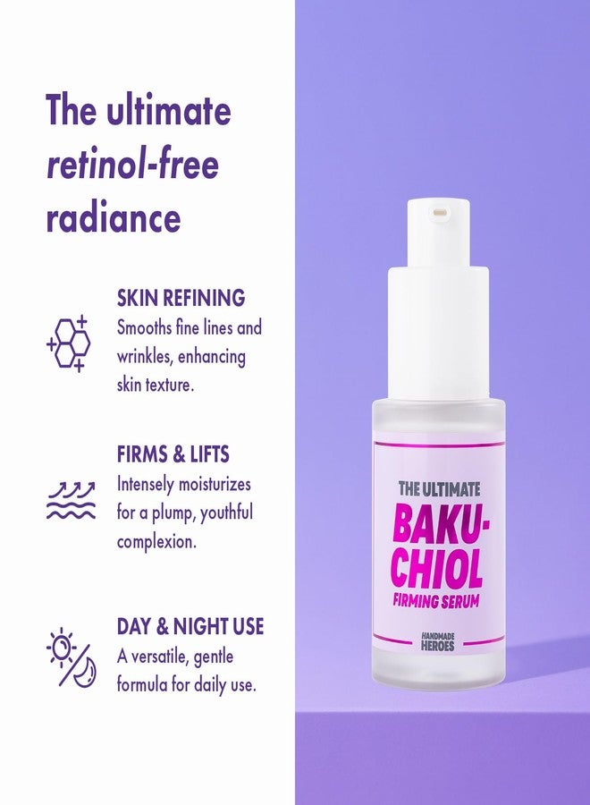 Handmade Heroes The Ultimate Bakuchiol Firming Face and Neck Lightweight Cream, Anti-Aging for Neck and Décolleté, Day & Night Face Cream - Moisturizing and Lifting - Image 3