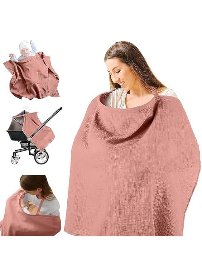 Nursing Cover For Baby Breastfeeding, Pink