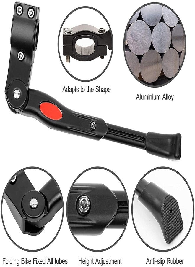 FCCRACING FCC Racing Adjustable Bicycle Kickstand, Aluminum Alloy Bicycle Side Kickstand with 2 Hexagon Wrenches, Fits for 24" 25" 26" 27" Mountain Bike/700c Road Bike/BMX/MTB - Image 2