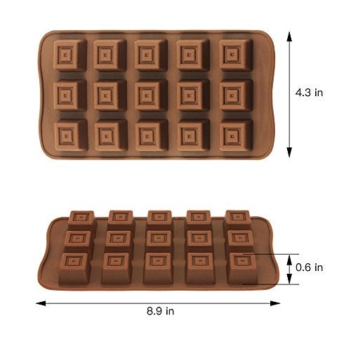 homEdge Truffle Mold, Set of 4 Packs Food Grade Non-Stick Silicone Jelly Chocolate Candy Ice Molds - Image 4