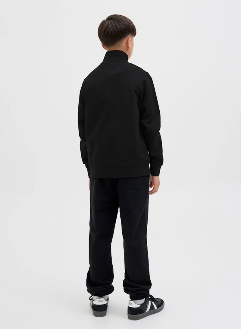Jack & Jones Junior Kids Jjesoho Quarter Zip Sweatshirt