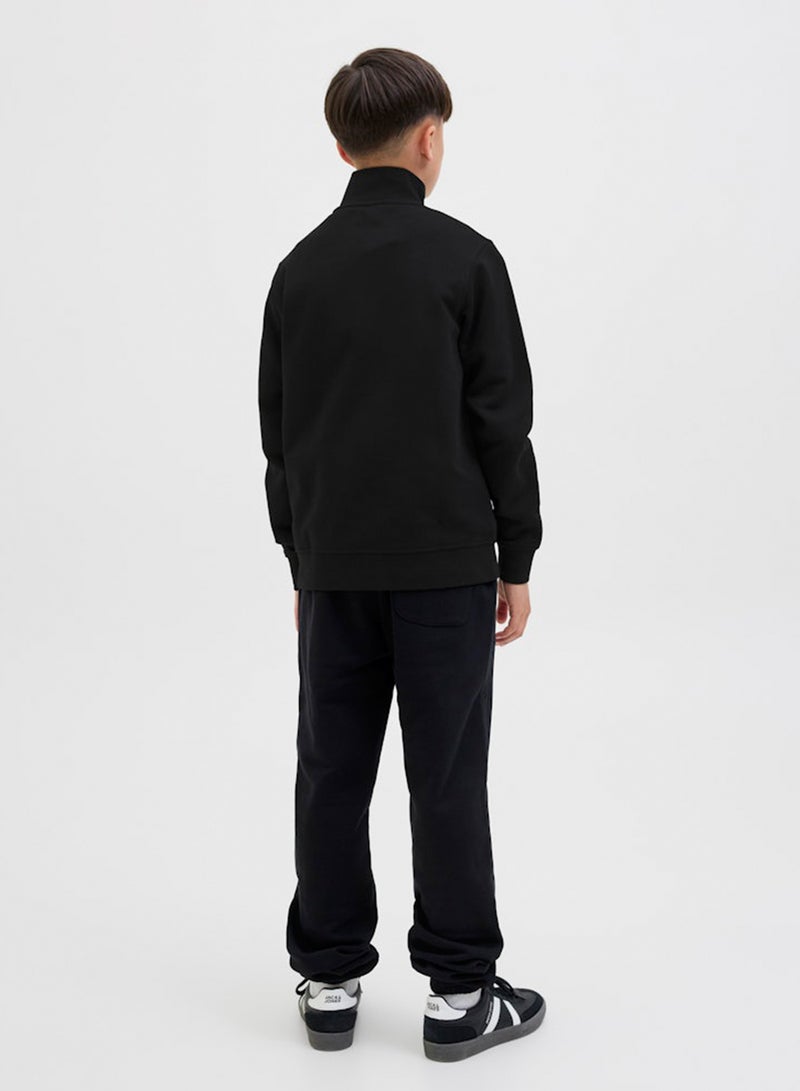 Jack & Jones Junior Kids Jjesoho Quarter Zip Sweatshirt  - Image 2