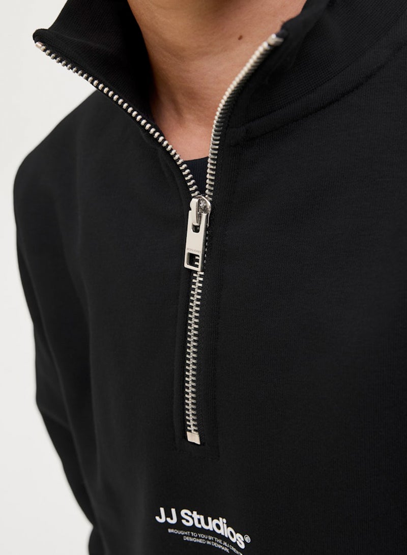 Jack & Jones Junior Kids Jjesoho Quarter Zip Sweatshirt  - Image 3