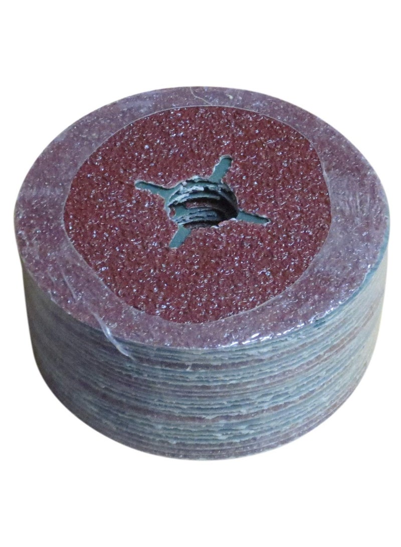 Apple Abrasives Fibre Discs Diameter 4.5 inch P-36 Fibre Sanding Discs Sanding Discs Pack of 50 - Image 1