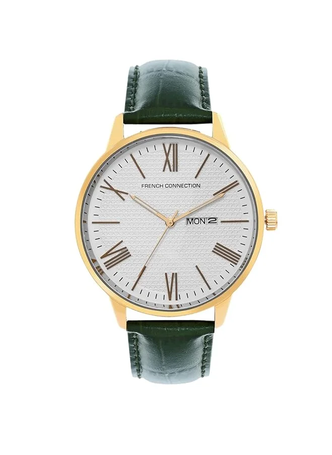فرنش كونكشن French Connection Men's Analog Watch Green Strap-FCL25-A