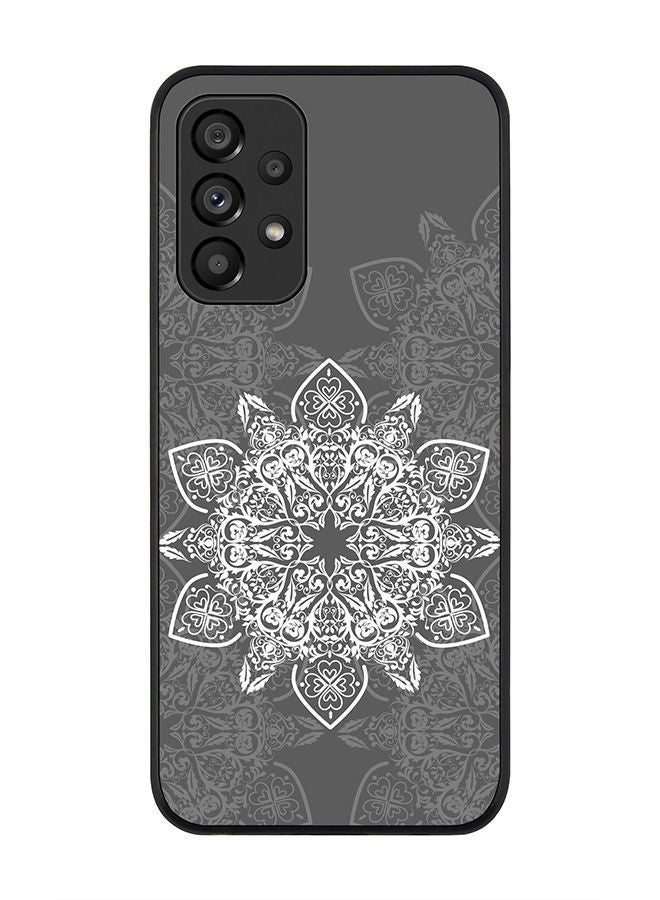 Stylizedd Rugged Black edge case for Samsung Galaxy A33 5G Slim fit Soft Case Flexible Rubber Edges Anti Drop TPU Gel Thin Cover - Arab Odessey - Image 1