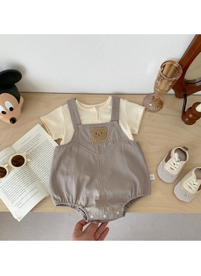 New children's two-piece jumpsuit set  - Image 1