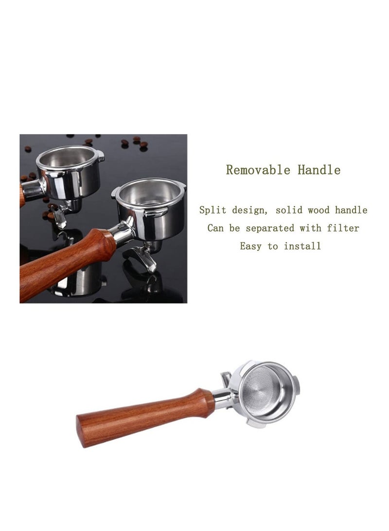 Portable coffee filter handle 54 mm stainless steel handle for coffee machine - Image 3
