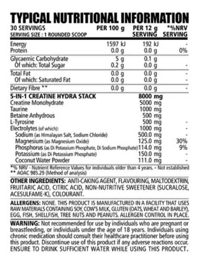 npl Creatine HYDRA 360g-Artic Grape - Image 2